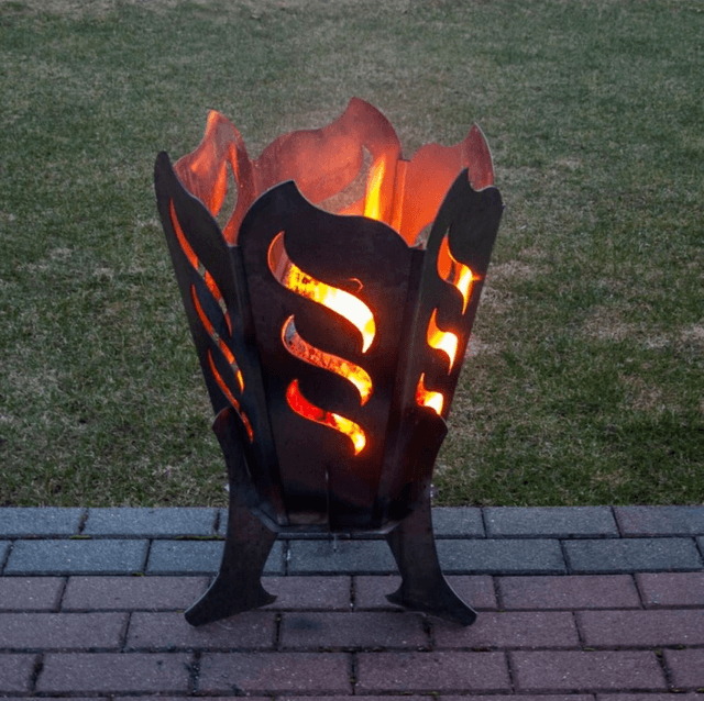 Steel Fire Pit For Your Patio - the Spark.